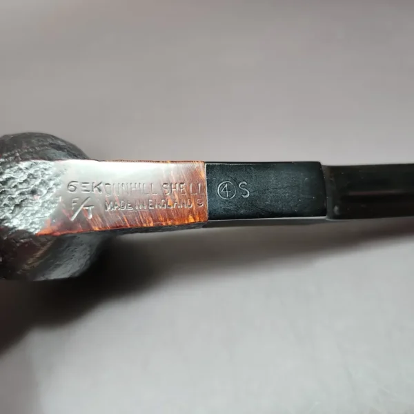 Dunhill 1969 Shell Briar 6EK Sandblasted Panel Estate Briar Pipe, English Estates - Image 12