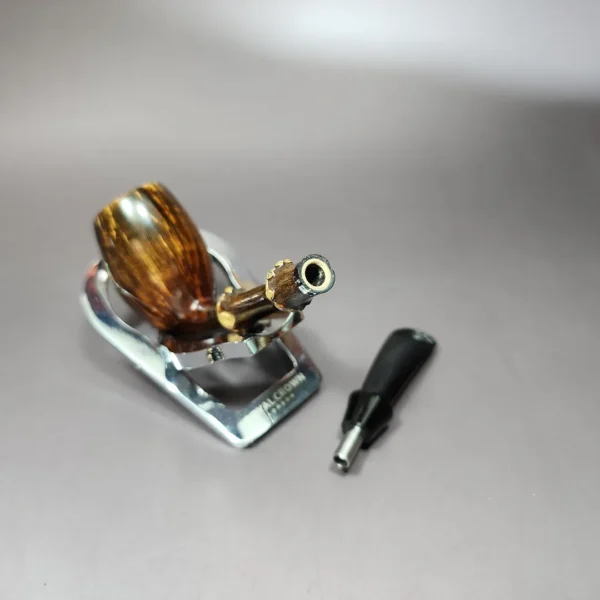 Emiliano Smooth Elf w/ Bamboo Handmade Briar Pipe, New - Image 12