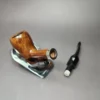 Gigi Fiamma Smooth Pear Estate Briar Pipe Unsmoked, 9mm - Image 12