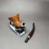 Viprati Smooth Dublin w/ Silver Mount Estate Briar Pipe, Italian Estates - Image 12