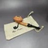 Pipe Tristan Sandblasted Squat Rhodesian Handmade Briar Pipe, New - Image 12