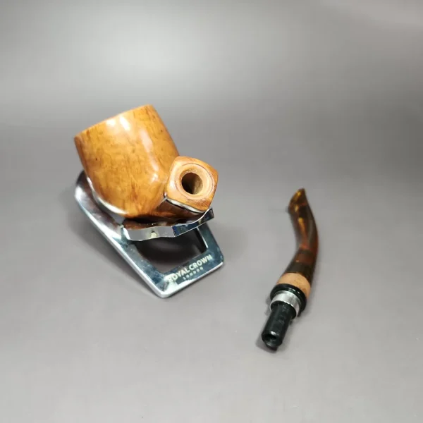 Viprati Smooth Pot w/ Silver Estate Briar Pipe, Italian Estates - Image 12