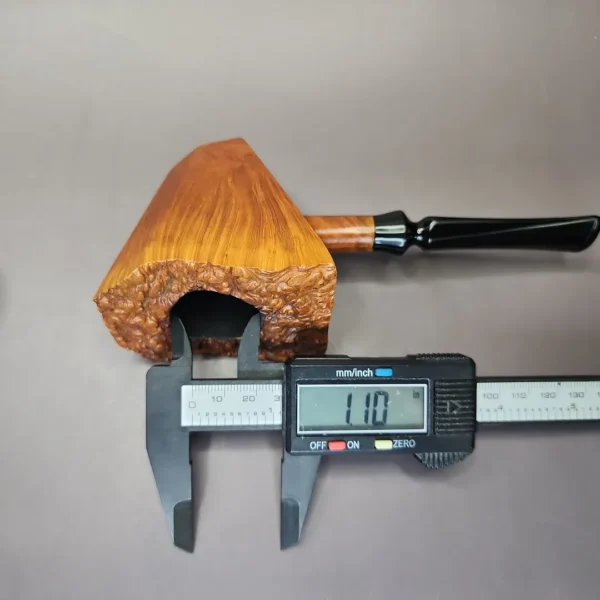 WO Larsen (Sven Knudsen) Straight Grain Gr 5 Smooth Sitter Estate Briar Pipe, Danish Estates - Image 13