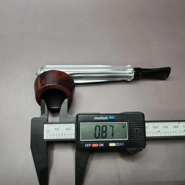Kirsten M Metal & Briar Estate Pipe, American Estates - Image 13