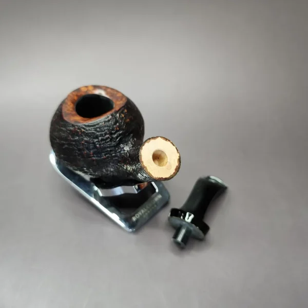 Xin Li Sandblasted Strawberry Handmade Briar Pipe, New - Image 13