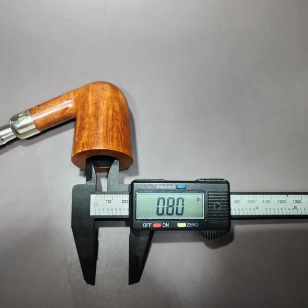 James Upshall P Grade XL Dublin w/ Silver Spigot Estate Briar Pipe, Unsmoked - Image 13