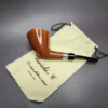 Claudio Cavicchi CCCC Smooth Plateau Dublin w/ Silver Estate Briar Pipe, Unsmoked - Image 13