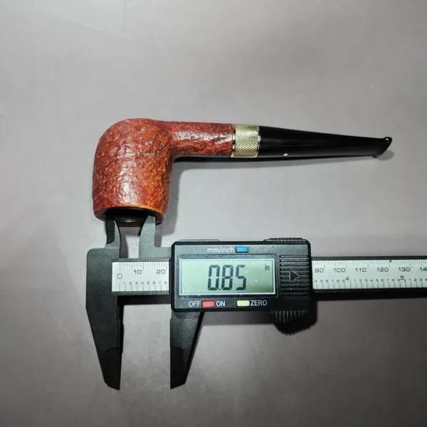 Dunhill 1977 Red Bark 41032 w/ 9ct Gold Band Estate Briar Pipe, English Estates - Image 13