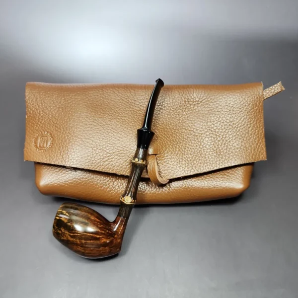 Emiliano Smooth Elf w/ Bamboo Handmade Briar Pipe, New - Image 13