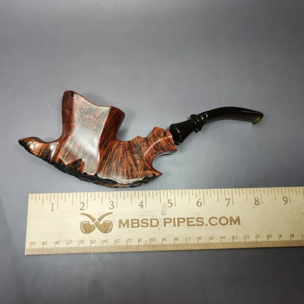 Preben Holm Hallmark H-2 XL Freehand Estate Briar Pipe, Danish Estates - Image 13