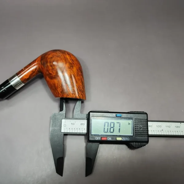 Bjarne Smooth Egg w/ Silver Estate Briar Pipe, Unsmoked - Image 13