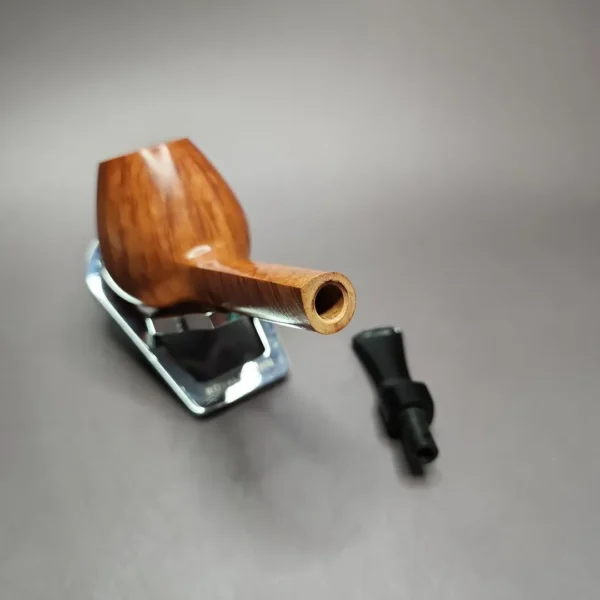 Peter Matzhold 4E Smooth Brandy w/ Teardrop Shank Estate Briar Pipe, Unsmoked - Image 13