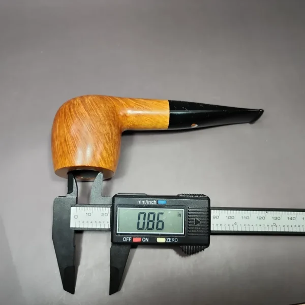 Cavicchi CCCCC Smooth Billiard Estate Briar Pipe, Unsmoked - Image 14