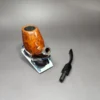 Bjarne Smooth Egg w/ Silver Estate Briar Pipe, Unsmoked - Image 14