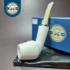 MBSD Meerschaum Silver Reverse Calabash Cutty Block Meerschaum Pipe, New