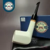 MBSD Meerschaum Deluxe Smooth Panel Block Meerschaum Pipe Briar-Mortise