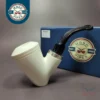 MBSD Meerschaum Silver Reverse Calabash Vase Sitter Block Meerschaum Pipe