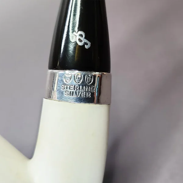 Peterson 2007 Turkish Block Meerschaum Pipe, Irish Estates - Image 3