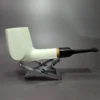 MBSD Meerschaum Deluxe Smooth Panel Block Meerschaum Pipe Briar-Mortise - Image 3