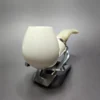 MBSD Meerschaum Silver Reverse Calabash Brandy Block Meerschaum Pipe - Image 3