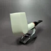 MBSD Meerschaum Deluxe Smooth Panel Block Meerschaum Pipe Briar-Mortise - Image 4