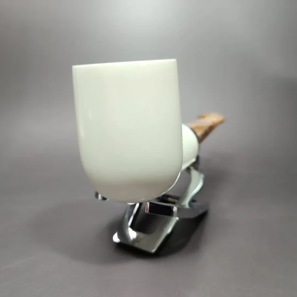 MBSD Meerschaum Silver Reverse Calabash Stack Block Meerschaum Pipe - Image 4