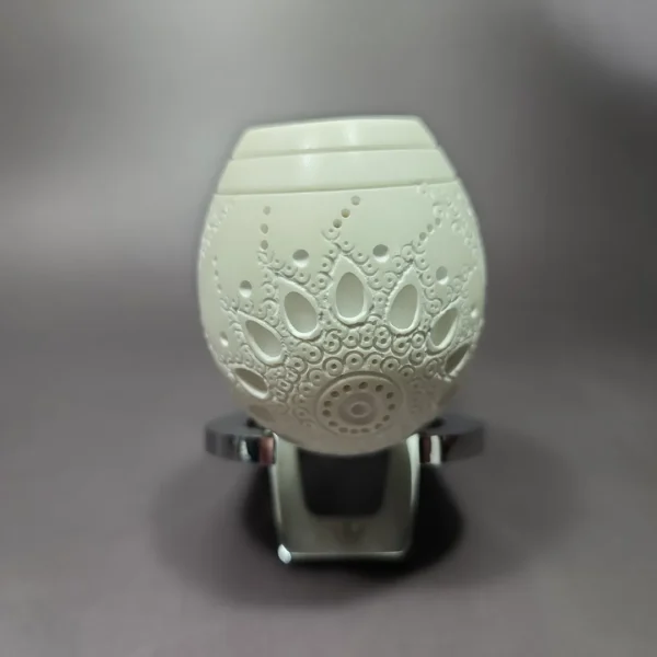 MBSD Meerschaum Silver Reverse Calabash Lattice Egg Block Meerschaum Pipe - Image 5