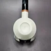MBSD Meerschaum Deluxe Smooth Rhodesian Block Meerschaum Pipe, Briar-Mortise - Image 6