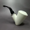 MBSD Meerschaum Silver Reverse Calabash Vase Sitter Block Meerschaum Pipe - Image 6
