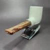 MBSD Meerschaum Silver Reverse Calabash Stack Block Meerschaum Pipe - Image 6