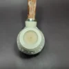 MBSD Meerschaum Silver Reverse Calabash Bulldog Block Meerschaum Pipe - Image 6