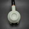 MBSD Meerschaum Deluxe Rusticated Squat Rhodesian Block Meerschaum Pipe, Briar-Mortise - Image 7