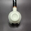 MBSD Meerschaum Deluxe Smooth Rhodesian Block Meerschaum Pipe, Briar-Mortise - Image 7