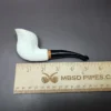 MBSD Meerschaum Deluxe Rusticated Cobra Block Meerschaum Pipe Briar-Mortise, 9mm - Image 8