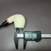 MBSD Meerschaum Deluxe Floral Brandy Block Meerschaum Pipe, Briar-Mortise, 9mm - Image 9