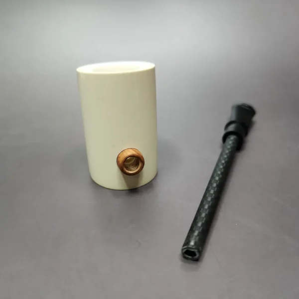MBSD Meerschaum Deluxe Smooth Poker Block Meerschaum Pipe, Briar-Mortise - Image 10