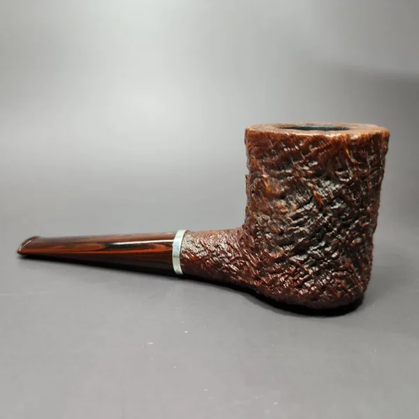 Larry Roush 2006 S2 Sandblasted Poker Estate Briar Pipe, American Estates - Image 4