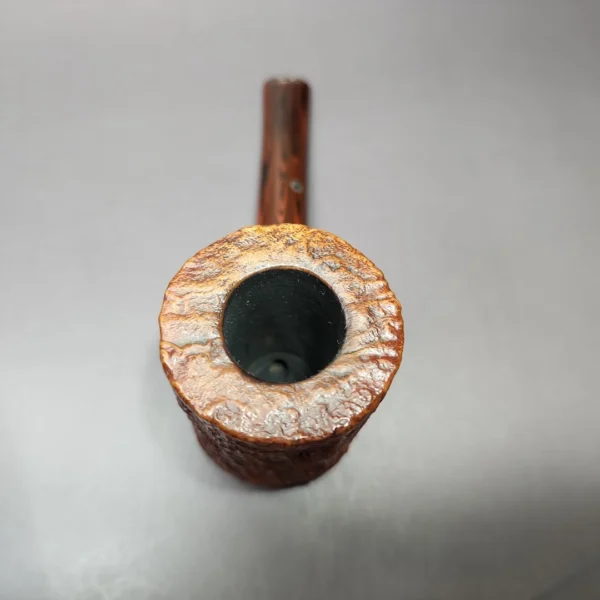 Larry Roush 2006 S2 Sandblasted Poker Estate Briar Pipe, American Estates - Image 9