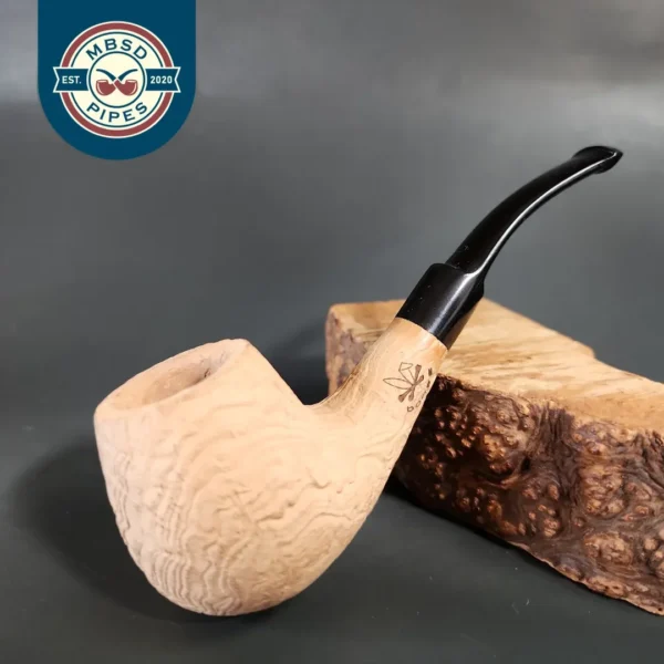 Morgan Bones Sandblasted Brandy Briar Pipe, New