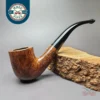 James Upshall P Grade Grp 4 Smooth Bent Billiard Estate Briar Pipe, Unsmoked