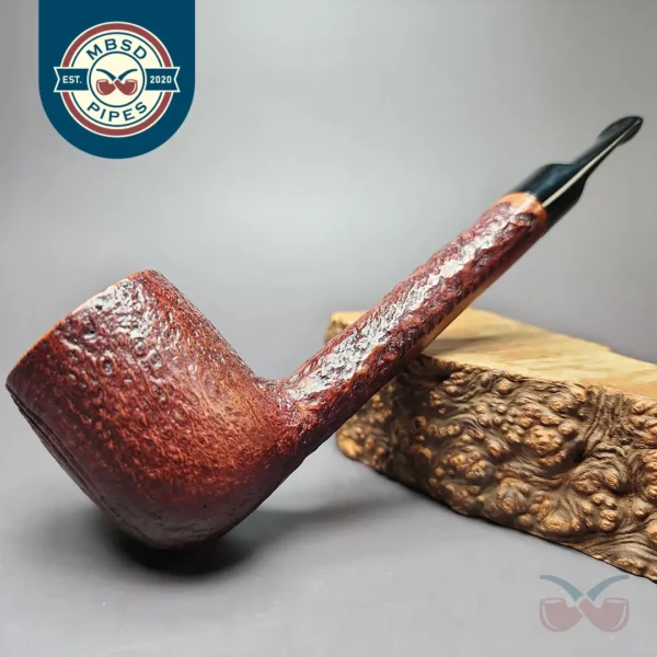Charatan's Make Sandblasted Lumberman Estate Briar Pipe, English Estates