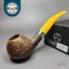 Rattrays The Druids 34/100 Sandblasted Author Estate Briar Pipe, Unsmoked, 9mm
