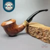 Viprati Smooth Dublin Sitter w/ Olivewood Estate Briar Pipe, Italian Estates