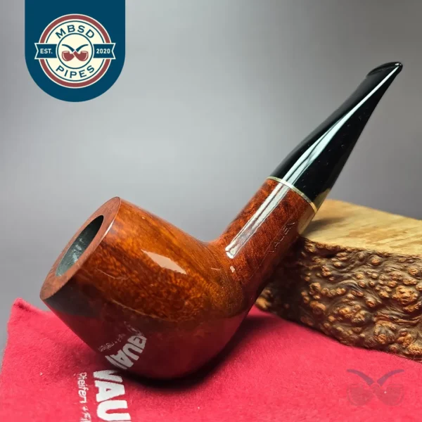 Vauen 3211 Smooth Brandy Estate Briar Pipe, Unsmoked, 9mm