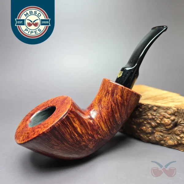 Winslow Crown 200 Smooth Freehand Dublin Estate Briar Pipe, Unsmoked, 9mm
