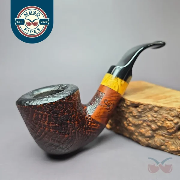 Morgan BlackJack 20 Limited Edition Sandblasted Dublin Briar Pipe, New