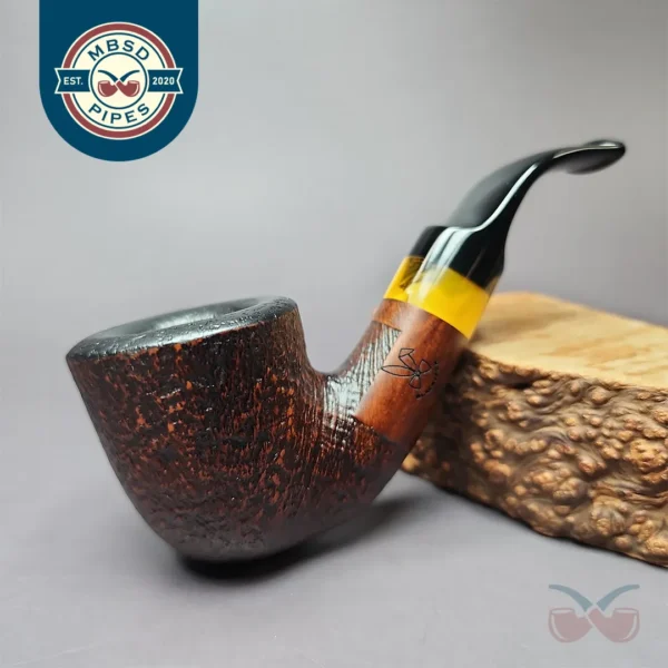 Morgan BlackJack 20 Limited Edition Sandblasted Dublin Briar Pipe, New - Image 2