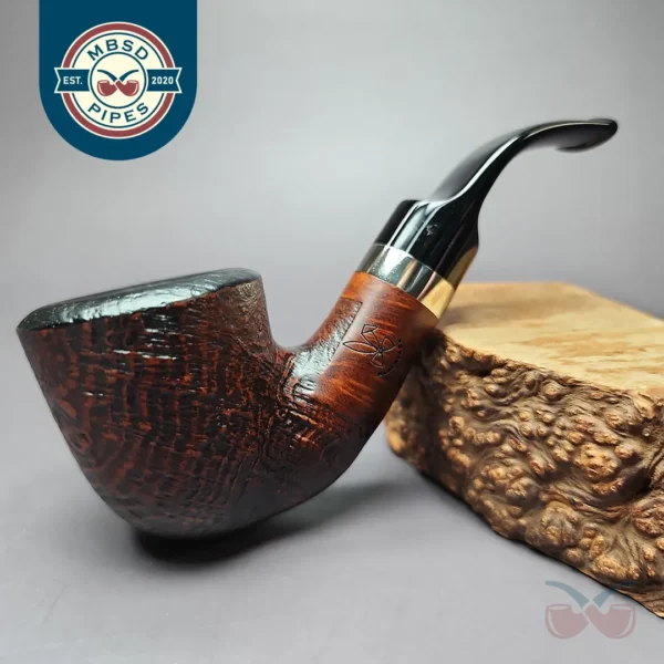 Morgan BlackJack 20 Sandblasted Dublin Briar Pipe, New