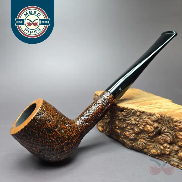 Stanwell Golden Danish 51 Sandblasted Billiard Estate Briar Pipe, Danish Estates