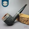 Elwood (Ferndown) Rusticated Billiard Estate Briar Pipe, Unsmoked, 9mm
